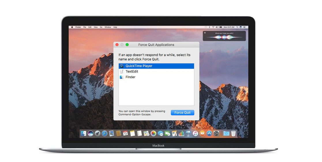 How to force quit apps on macbook air